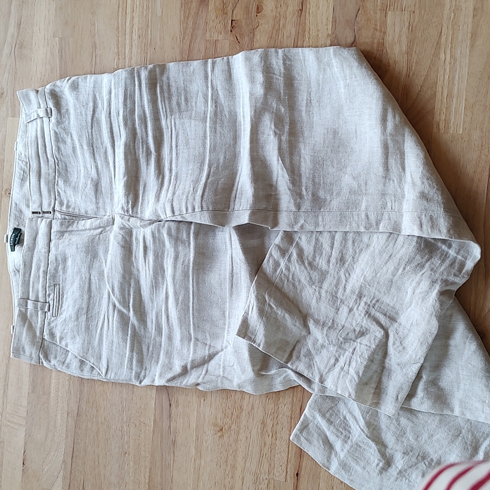 J. Crew Favorite Fit Linen Dress Pants